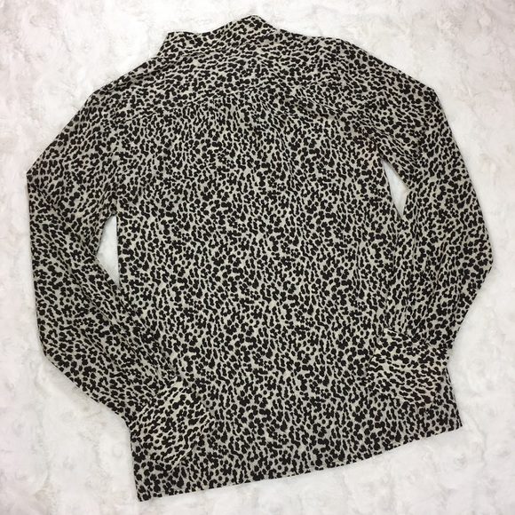J. Crew Animal Print Button Down Shirt - Picture 2 of 8